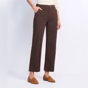 Cosmic blue love Monique High Rise Seamed Wide Leg Jean NTW